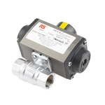 RS PRO Ball type Pneumatic Actuated Valve, BSP 3/4in, 40 bar