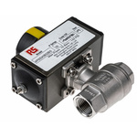 RS PRO Ball type Pneumatic Actuated Valve, BSP 1/2in, 1000 psi