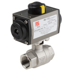 RS PRO Ball type Pneumatic Actuated Valve, BSP 1in, 1000 psi