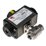 RS PRO Ball type Pneumatic Actuated Valve, BSP 1/2in, 1000 psi