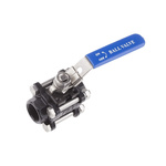 RS PRO Carbon Steel Full Bore, 2 Way, Ball Valve, BSPP 3/4in
