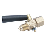 RS PRO Pressure Gauge Cock 3/8 in G Female 3/8 in G Male