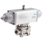 Festo Ball type Pneumatic Actuated Valve, BSPT 1/2in, 5.6 bar