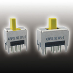 CRFS-2302W | Copal Electronics Through Hole Slide Switch DP3T 100 (Non-Switching) mA, 100 (Switching) mA Slide