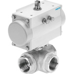 Festo Ball type Pneumatic Actuated Valve 1/2in, 25 bar