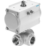 Festo Ball type Pneumatic Actuated Valve 1/2in, 25 bar