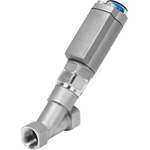 Festo Angle Seat type Pneumatic Actuated Valve, G 1/8in to NPT 1-1/2in, 30 bar