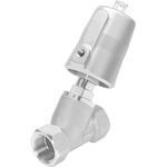 Festo Angle Seat type Pneumatic Actuated Valve, G 1/8in to G 2in, 10 bar