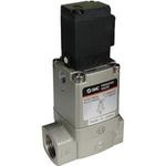 SMC Cylinder type Pneumatic Operated Process Valve, 10 bar