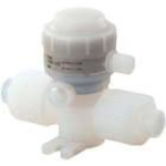 2 Port Air Operated Normally Closed Chemical Valve LQ3 Integral Fittings 1/2 Inch Indicator