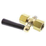 RS PRO Pressure Gauge Cock 3/8 in BSP Female 3/8 in BSP Female