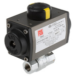 RS PRO Ball type Pneumatic Actuated Valve, BSP 3/8in, 40 bar