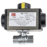 RS PRO Ball type Pneumatic Actuated Valve, BSP 1/4in, 40 bar