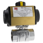 RS PRO Ball type Pneumatic Actuated Valve, BSP 1-1/4in, 40 bar