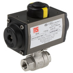 RS PRO Ball type Pneumatic Actuated Valve, BSP 3/8in, 1000 psi