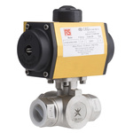 RS PRO Pneumatic Actuated Valve 1in, 1000 psi
