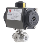 RS PRO Pneumatic Actuated Valve 1/2in, 1000 psi