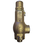 TOSACA 3bar Pressure Relief Valve With BSP 3/4 in BSP Connection and a BSP 1 Exhaust Port