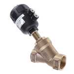 Burkert Angle type Pneumatic Actuated Valve, G 1-1/2in, 16 bar
