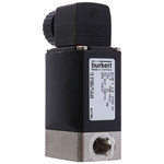 Burkert Solenoid Valve 041037, 3 port(s) , NO/NC, 24 V dc, 1/4in