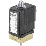 Burkert Solenoid Valve 125370, 3 port(s) , NC, 230 V ac, 1/8in