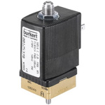 Burkert Solenoid Valve 125368, 3 port(s) , NC, 24 V ac, 1/8in