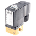 Burkert Solenoid Valve 126091, 2 port(s) , NC, 24 V dc, 1/8in