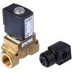 Burkert Solenoid Valve 134590, 2 port(s) , NC, 24 V dc, 1/2in