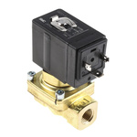 SMC Solenoid Valve VXED2130-02F-5DO1, 2 port(s) , NC, 24 V dc, 1/4in
