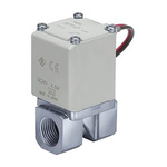 SMC Solenoid Valve VX233DGAXB, 2 port(s) , NC, 24 V dc, 3/8in