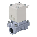 SMC Solenoid Valve VXZ252JGK, 2 port(s) , NC, 24 V dc, 3/4in