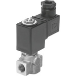 Festo Solenoid Valve VZWD-L-M22C-M-G18-40-V-1P4-8-R1, 2 port(s) , NC, 24 V dc, 1/8in