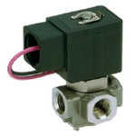 SMC Solenoid Valve VX3330-02F-5DO1, 3 port(s) , NC, 24 V dc, 1/4in