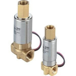 SMC Solenoid Valve VDW350-5G-4-02-Q, 3 port(s) , NO/NC, 24 V dc, 1/4in