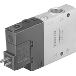 Festo Solenoid Valve CPE18-M2H-3OLS-1/4, 3 port(s) , NO, 110 V ac, 1/4in