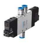 Festo Solenoid Valve CPE18-M2H-5J-QS-10, 5 port(s) , 110 V ac, 10mm