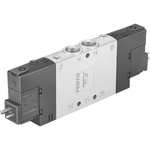 Festo Solenoid Valve CPE18-M2H-5JS-1/4, 5 port(s) , 110 V ac, 1/4in