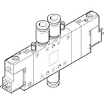 Festo Solenoid Valve CPE18-M3H-5/3GS-QS-8, 5 port(s) , Normally Closed, 230 V ac, 8mm