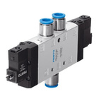 Festo Solenoid Valve CPE24-M2H-5J-QS-12, 5 port(s) , 110 V ac, 12mm