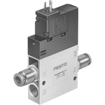 Festo Solenoid Valve CPE24-M3H-3GL-QS-12, 3 port(s) , Normally Closed, 230 V ac, 12mm