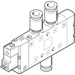 Festo Solenoid Valve CPE24-M3H-5L-QS-12, 5 port(s) , 230 V ac, 12mm