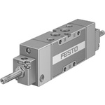 Festo Solenoid Valve MFH-5/3B-1/4-S-B-EX, 5 port(s) , 24 V dc, 1/4in