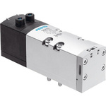 Festo Solenoid Valve VSVA-B-D52-ZD-D1-1T1L, 1 port(s) , 24 V dc, 5/2in