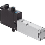 Festo Solenoid Valve VSVA-B-P53BD-ZD-A2-1T1L, 1 port(s) , 24 V dc, 5/3in