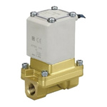 SMC Solenoid Valve VXZ242GLK, 2 port(s) , NC, 230 V ac, 1/2in