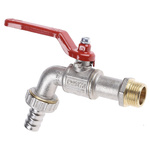 RS PRO Chrome Plated Brass Lever Bib Tap, 1/2in