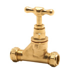 Pegler Yorkshire Brass Stopcock, 28mm