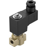 Festo Solenoid Valve VZWD-L-M22C-M-G18-40-V-1P4-8 , 2 port(s) , NC, 24 V dc, 1/8in