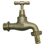 Watts Brass Twist Handle Gardening Tap, 1/2in
