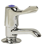 Pegler Yorkshire Chrome Plated Brass Quarter Turn Lever Handle Cold Basin Tap, 1/2in